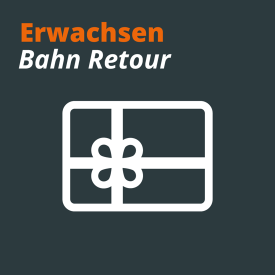 Picture of Warengutschein Bahn Retour Erw